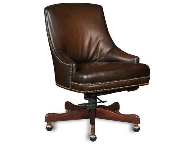 Hooker® Furniture Heidi Executive Swivel Tilt Arm Chair-0