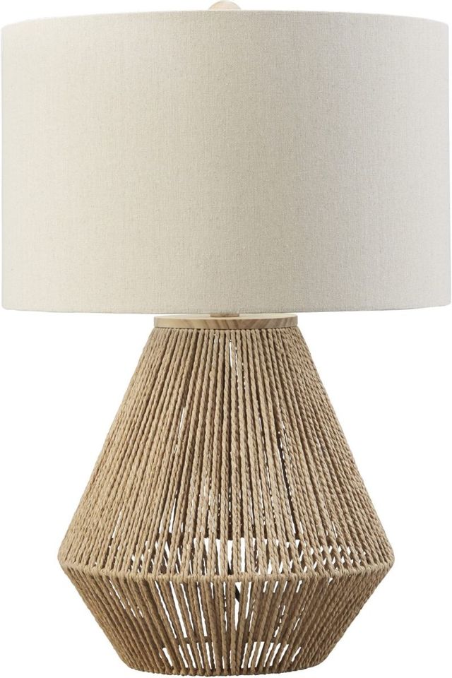 Signature Design by Ashley® Clayman Natural/Brown Table Lamp-0