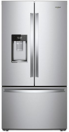 Whirlpool® 24 Cu. Ft. Smart Counter Depth French Door Refrigerator-Fingerprint Resistant Stainless Steel