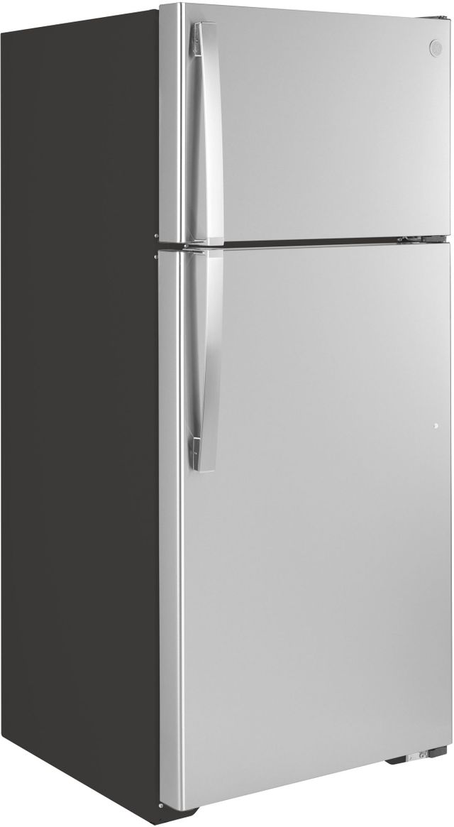 GE® 16.6 Cu. Ft. Stainless Steel Top Freezer Refrigerator-3