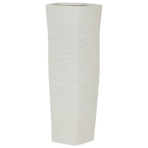 Uma Tall White Ceramic Vase