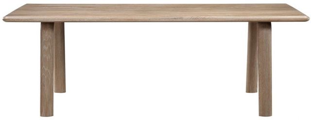 Moe's Home Collection Malibu White Oak Dining Table
