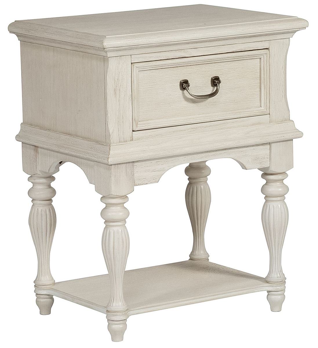 Liberty Furniture Bayside Antique White Nightstand