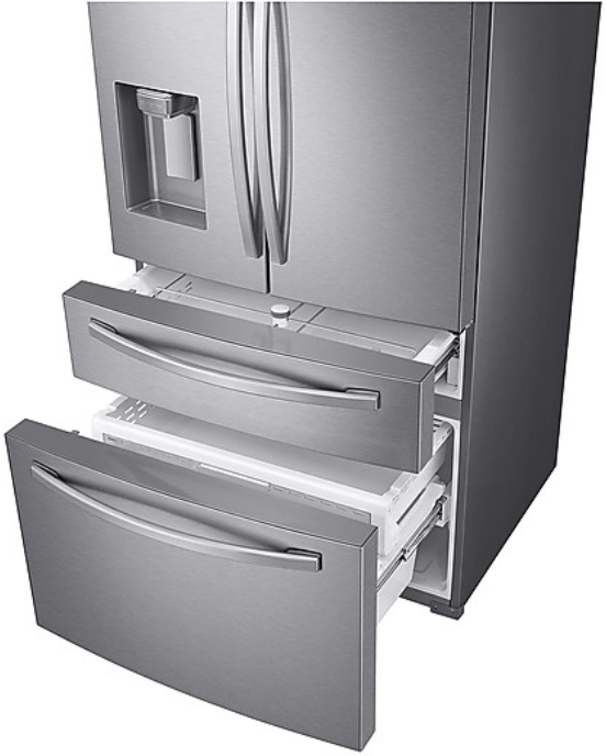 Samsung 22.6 Cu. Ft. Fingerprint Resistant Stainless Steel Counter Depth French Door Refrigerator-RF24R7201SR-3