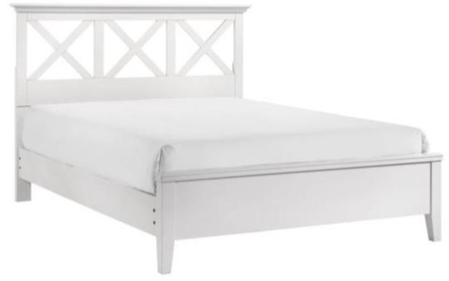 Bernards Nova II 4-Piece White Queen Panel Full Bedroom Set | Bob Mills ...