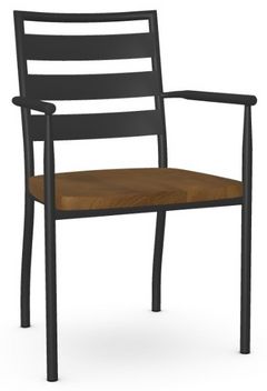 Amisco Customizable Tori Dining Arm Chair