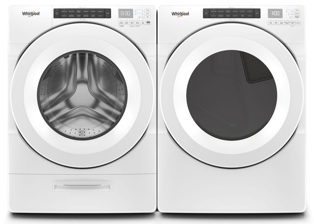 Whirlpool® 7.4 Cu. Ft. White Front Load Gas Dryer-WGD560LHW-3