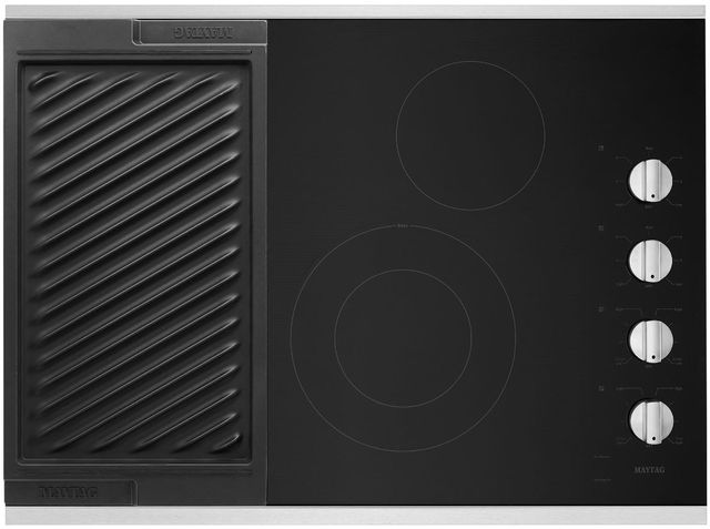 Maytag® 30” Stainless Steel Electric Cooktop 1
