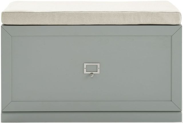 Crosley Furniture® Harper Gray/Creme Entryway Bench-1