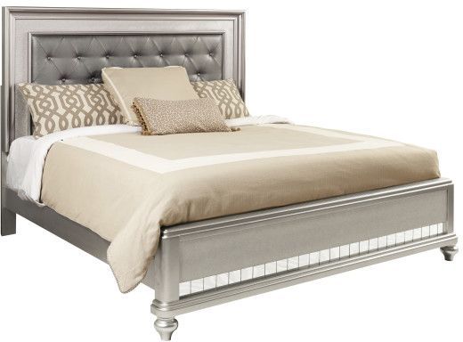 Samuel Lawrence Furniture Diva Queen Bed Plus Dresser, Mirror and Nightstand-2