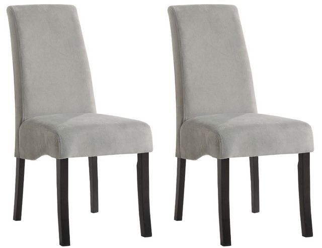 Coaster® Stanton 2-Piece Grey Upholstered Side Chairs