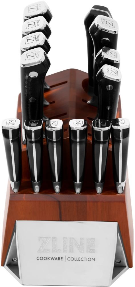 ZLINE 15 Piece Professional German Steel Kitchen Knife Block Set, Don's  Appliances