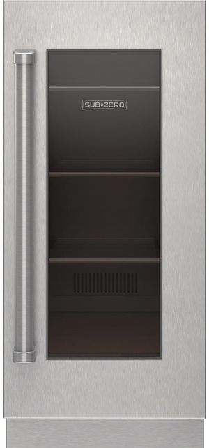 Sub-Zero® Stainless Steel Glass Door Panel