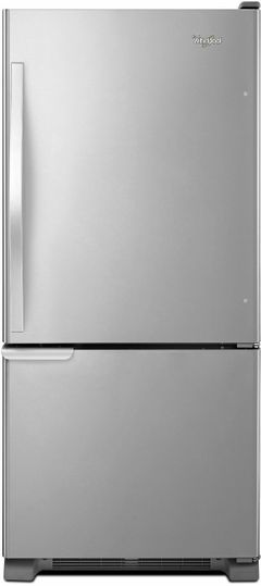 Whirlpool® Gold® 18.7 Cu. Ft. Bottom Freezer Refrigerator-Stainless Steel