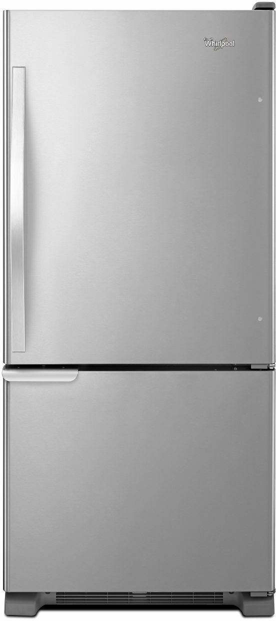Whirlpool® Gold® 18.7 Cu. Ft. Bottom Freezer Refrigerator-Stainless Steel-0