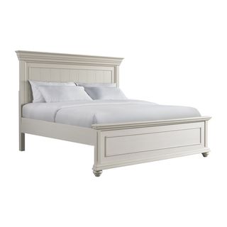 Elements Slater White Queen Panel Bed