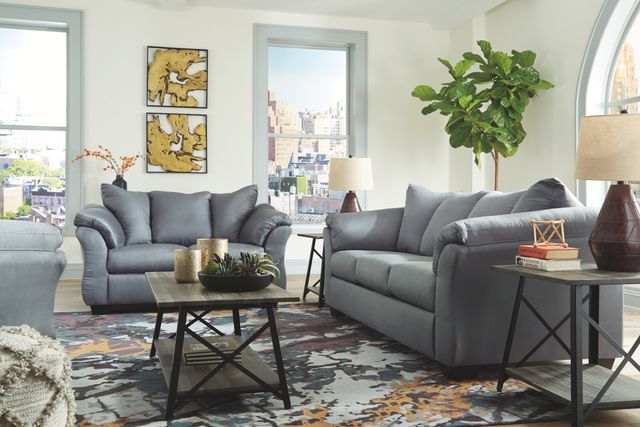Signature Design by Ashley® Darcy Steel Sofa and Loveseat Set 5