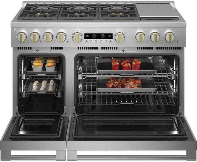 Monogram® Statement Collection 48" Stainless Steel Pro Style Gas Range 2