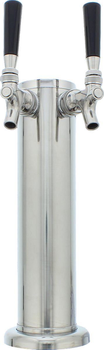 Zephyr Presrv™ Stainless Steel Kegerator Double Tap Kit
