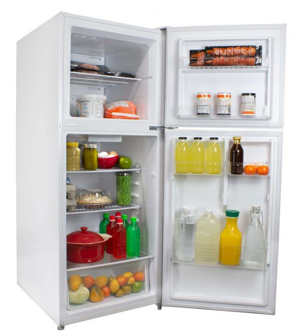 Danby® 12.1 Cu. Ft. White Top Freezer Refrigerator 9