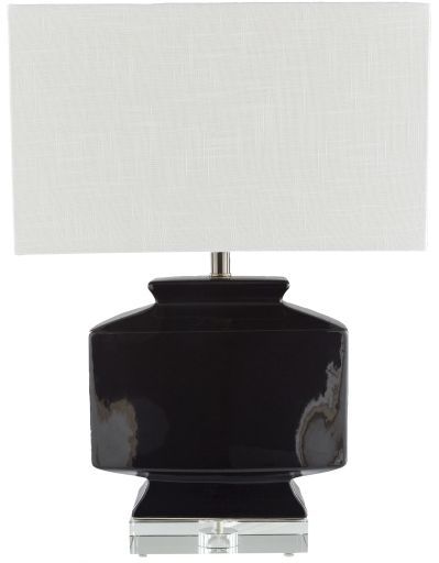 Surya Cutler Black Table Lamp-0