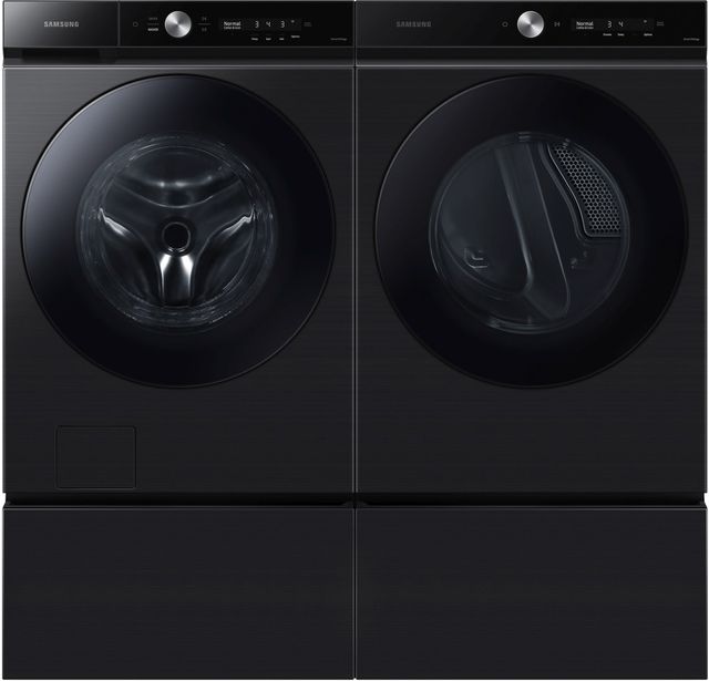 Samsung Bespoke 27" Brushed Black Laundry Pedestal 2