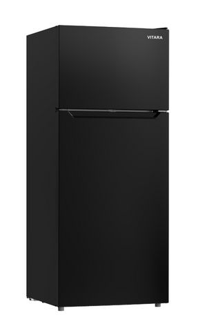 Vitara 18.0 Cu. Ft. Black Top Freezer Refrigerator