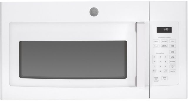GE® 1.6 Cu. Ft. White Over The Range Microwave-0
