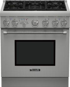 Thermador® Professional Series 30" Pro Harmony® Standard Depth Dual Fuel Range-Stainless Steel 0