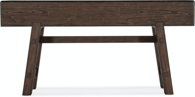 Hooker® Furniture Commerce and Market Dark Wood Pommel Sofa Console-1