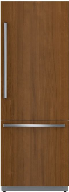 Bosch Benchmark® Series 30 in. 16.0 Cu. Ft. Custom Panel Built In Counter Depth Bottom Freezer Refrigerator