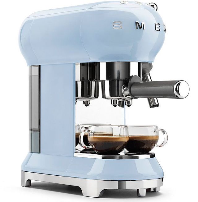 Smeg 50's Retro Style Espresso Coffee Machine-Cream 2
