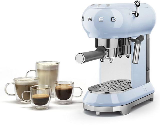 Smeg 50's Retro Style Espresso Coffee Machine-Cream 4