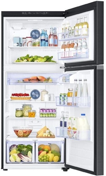 Samsung 17.6 Cu.Ft. Black Stainless Steel Top Freezer Refrigerator 1
