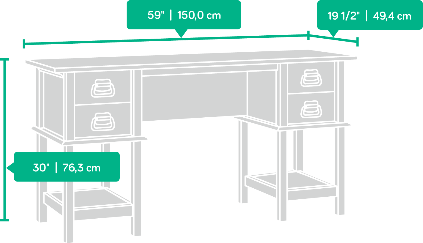 sauder viabella desk