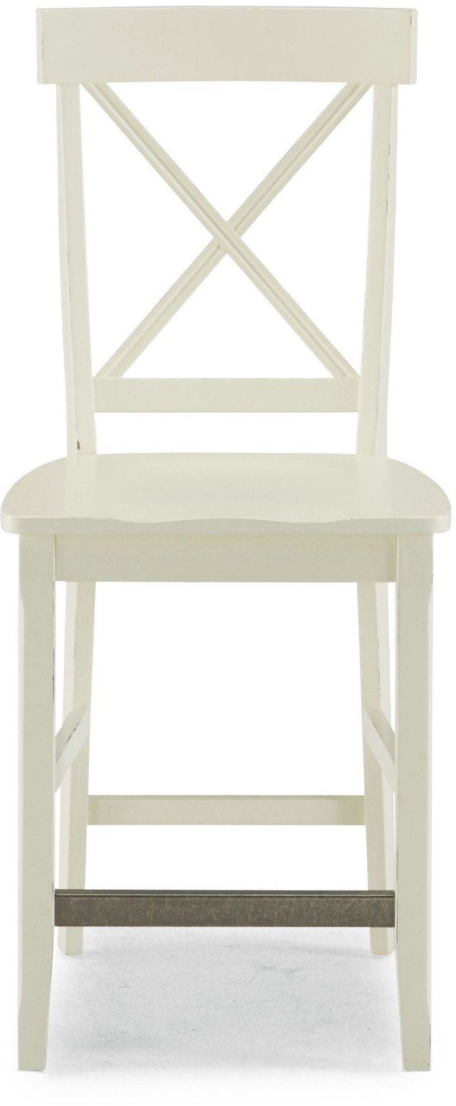 homestyles® Hartford Off-White Counter Height Stool 1