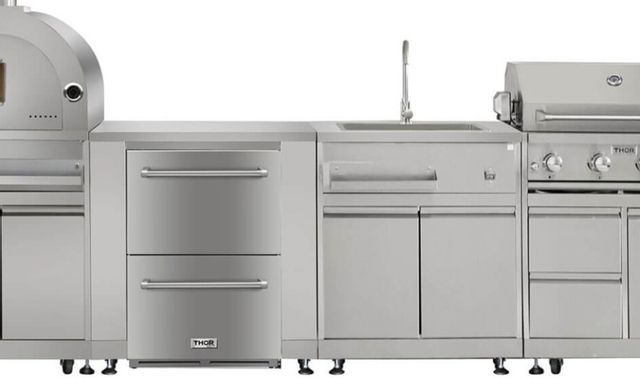 Thor Kitchen® 32" Stainless Steel Sink Cabinet 4