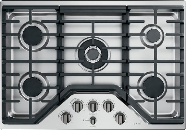 Café™ 30" Stainless Steel / Brushed Stainless Gas Cooktop 11