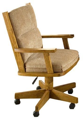 Intercon Classic Oak Chestnut Tilt Swivel Arm Chair