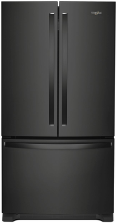 Whirlpool® 25.2 Cu. Ft. Black French Door Refrigerator