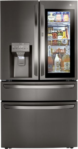 LG 22.5 Cu. Ft. PrintProof™ Black Stainless Steel Smart Wi-Fi Enabled Counter Depth French Door Refrigerator