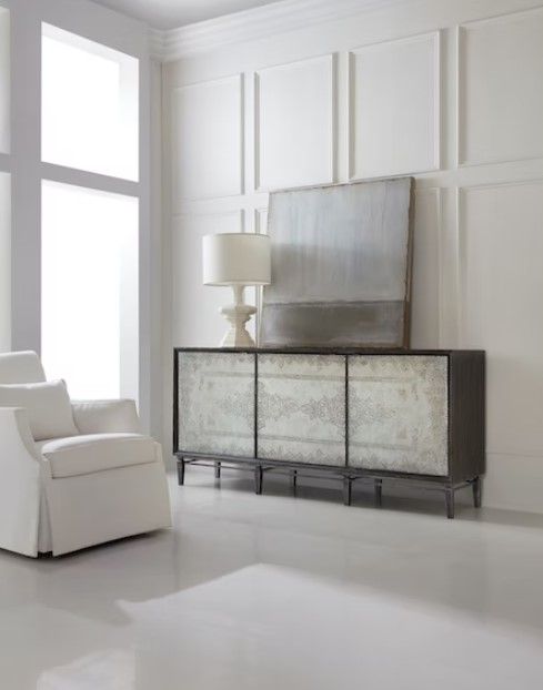 Hooker® Furniture Melange Rosella Dark Wood/Off-White Console-3