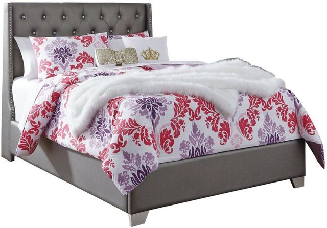 Signature Design by Ashley® Coralayne Gray Full Upholstered Youth Bed-0