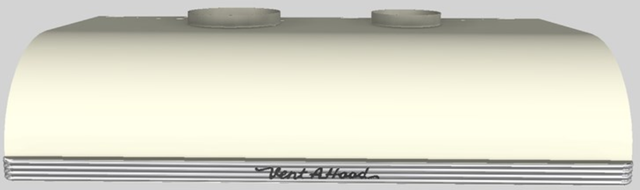 Vent-A-Hood® 42"  Retro Style Under Cabinet Range Hood-Biscuit 0