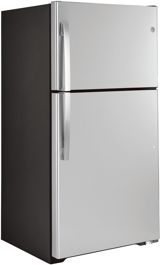 GE® 21.9 Cu. Ft. Stainless Steel Top Freezer Refrigerator 16