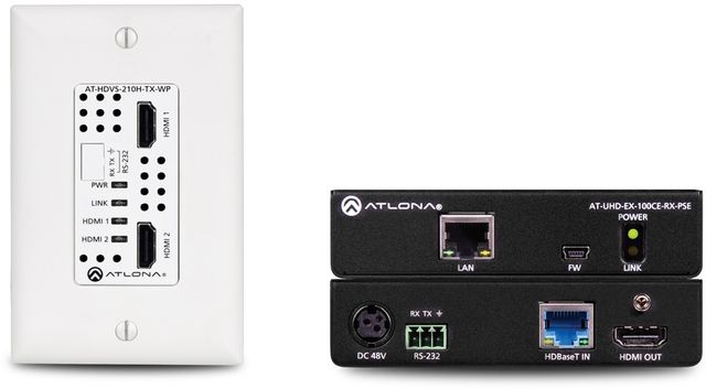 Atlona® Wallplate HDBaseT TX/RX for HDMI 0