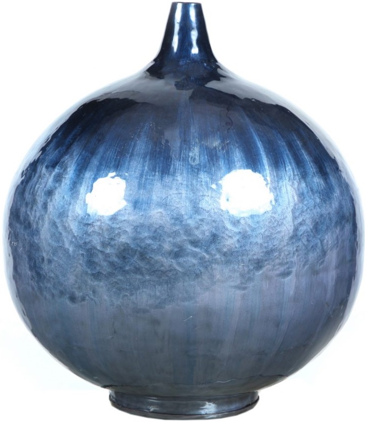 Moe's Home Collection Abaco Blue Vase | Reid's Furniture | Thunder