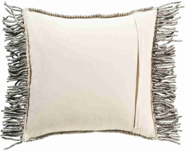 Surya Faroe Black 18"x18" Pillow Shell with Down Insert-1