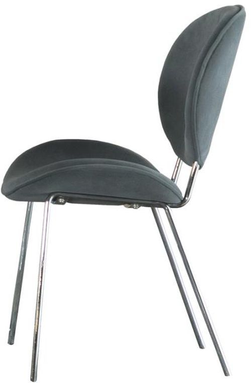 Coaster® Set of 2 Retro Grey Dining Chairs 1