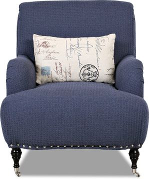 Klaussner® Dapper Chair and Ottoman Set